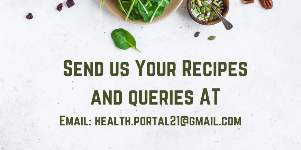 Send us Your Recipes and queries